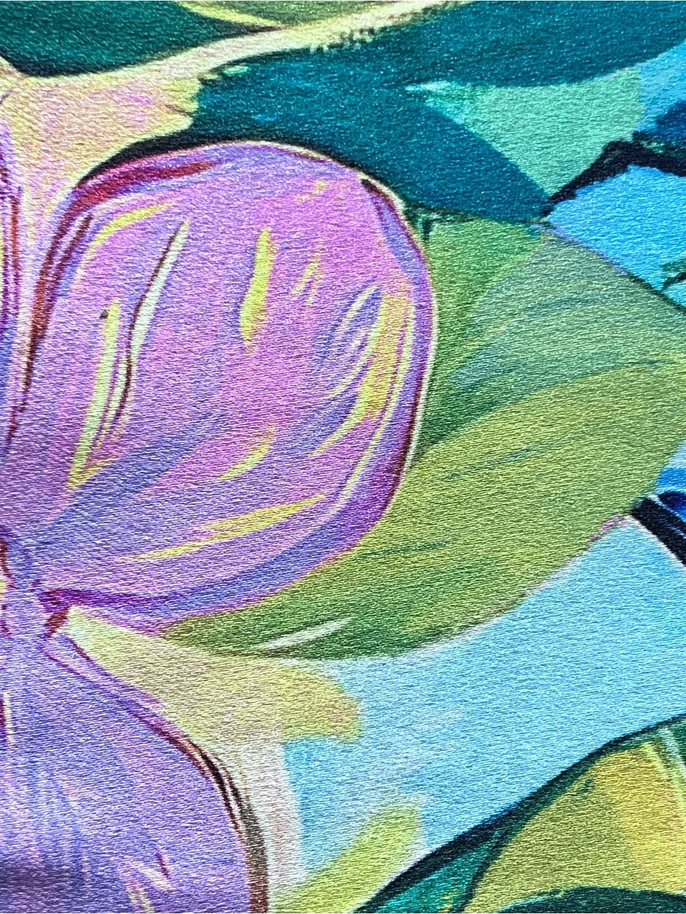Floral Blackout Drapes in Purple and Multi-Color - Grommet Window Panels-